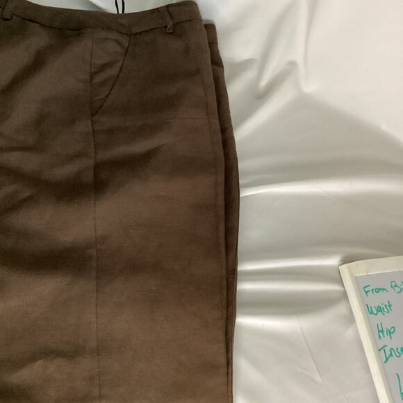 Jones Wear Linen Blend trousers– Size 12 – Tailored, Lined, Front Zip - Picture 10 of 12